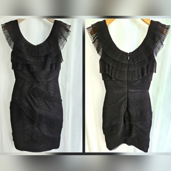 BCBGMaxAzria Black Briana Cocktail Dress - Picture 13 of 16